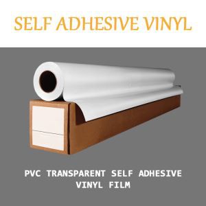 Película de vinilo autoadhesiva transparente